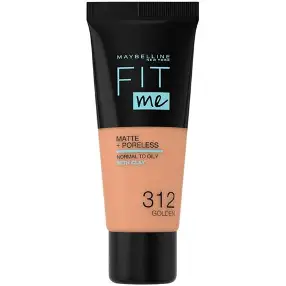 Maybelline Fit Me Matte and Poreless Foundation 312 Golden 30ml